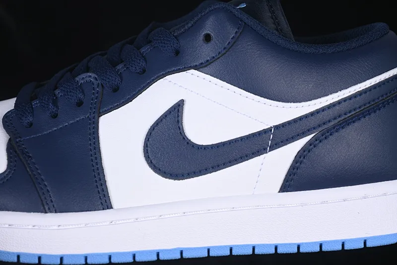 All categories Air Jordan Jordan series basketball shoes Air Jordan 1 Low Air Jordan 1 Low AJ1 Joe 1 white and blue low-top retro cultural basketball shoes 553558-404